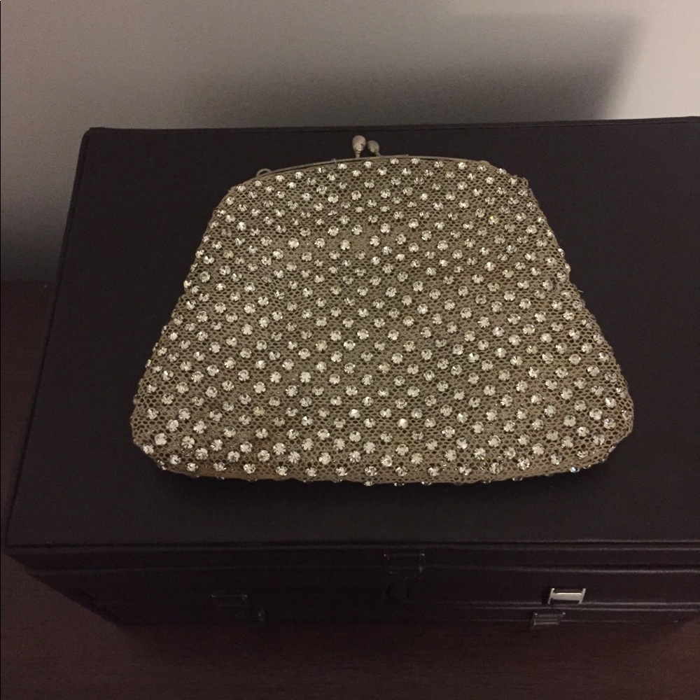 Vintage diamond clutch